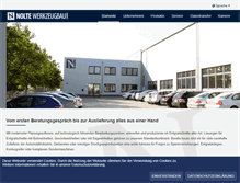 Tablet Screenshot of nolte-werkzeugbau.com